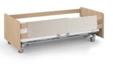 Side section padding for 2-part side rail - grey