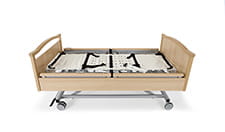 Evacuation sheet with belt and rubber strips - white
