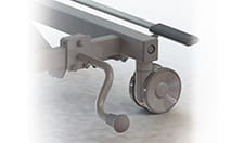 Side-mounted wall spacer short