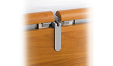 Accessory holder to be placed on side panel