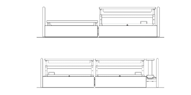 The sentida sc premium nursing home beds from wissner-bosserhoff